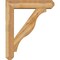 Ekena Millwork Funston Craftsman Rough Sawn Bracket w/ Offset Brace, Western Red Cedar, 8"W x 36"D x 44"H BKT0806X36X44FST04RWR - alternate 3